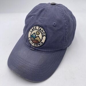 LAKE TAHOE Blue 84 Dad Hat Baseball Cap Mens Womens Blue Cotton Patch Adjustable